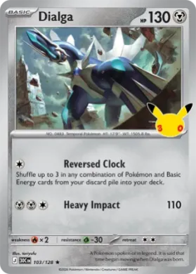 Dialga (30C 103) 30th Celebration