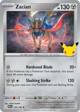 Zacian (30C 106) 30th Celebration