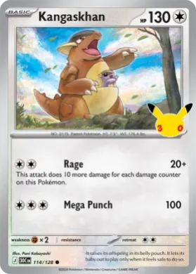 Kangaskhan (30C 114) 30th Celebration