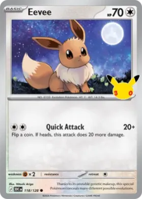 Eevee (30C 118) 30th Celebration