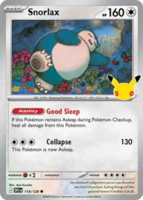 Snorlax (30C 119) 30th Celebration