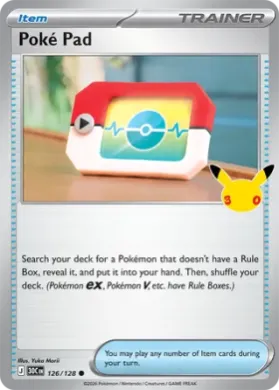 Poké Pad (30C 126) 30th Celebration