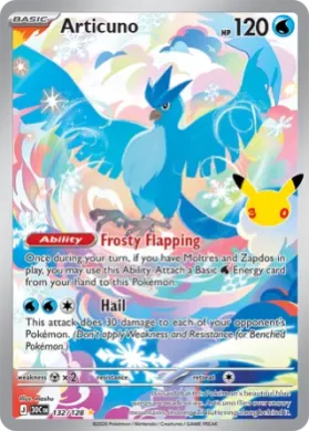 Articuno (30C 132) 30th Celebration