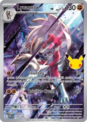 Lycanroc (30C 138) 30th Celebration