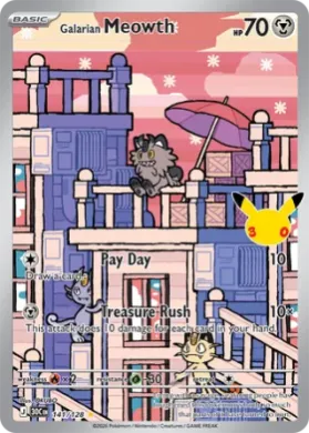 Galarian Meowth (30C 141) 30th Celebration
