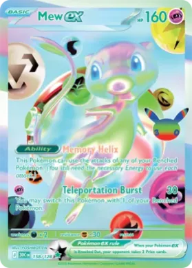 Mew ex (30C 158) 30th Celebration