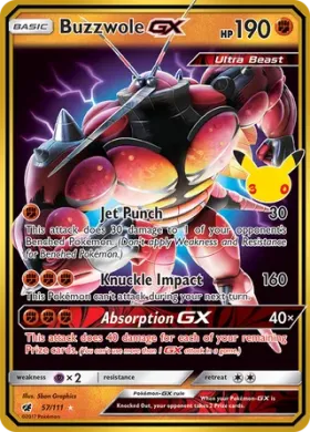 Buzzwole GX (30C CIN057) 30th Celebration