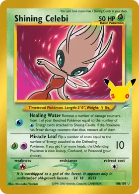 Shining Celebi (30C NDE106) 30th Celebration