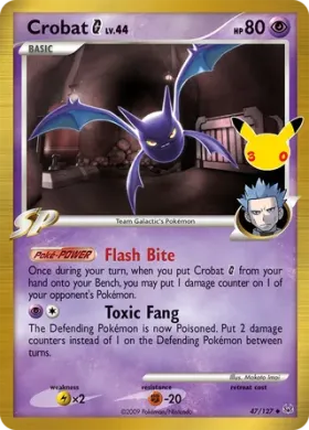 Crobat [G] Lv.44 (30C PL047) 30th Celebration
