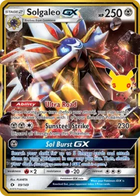 Solgaleo GX (30C SUM089) 30th Celebration