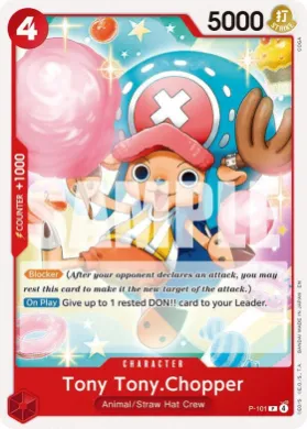 Tony Tony.Chopper (ST31 P-101) RED Monkey.D.Luffy