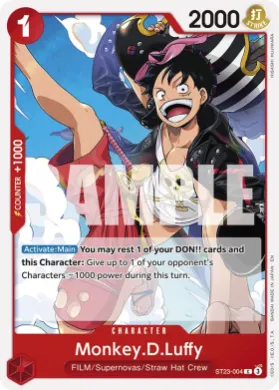 Monkey.D.Luffy (ST31 ST23-004) RED Monkey.D.Luffy