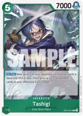 Tashigi (ST32 OP12-031) GREEN Roronoa Zoro