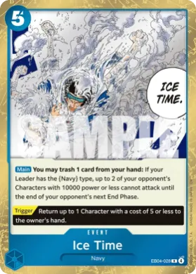 Ice Time (ST33 EB04-028) BLUE Kuzan