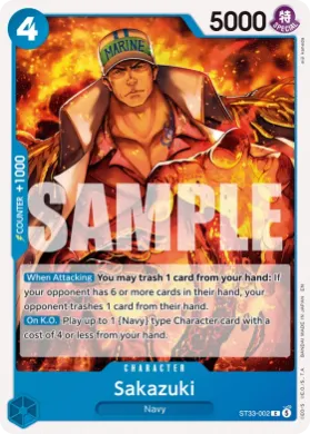 Sakazuki (ST33 ST33-002) BLUE Kuzan
