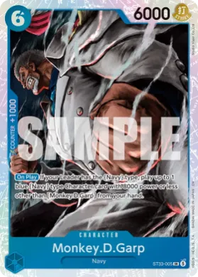 Monkey.D.Garp (ST33 ST33-005) BLUE Kuzan