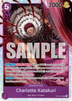 Charlotte Katakuri (ST34 ST34-001) PURPLE Charlotte Katakuri