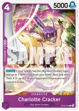 Charlotte Cracker (ST34 ST34-002) PURPLE Charlotte Katakuri