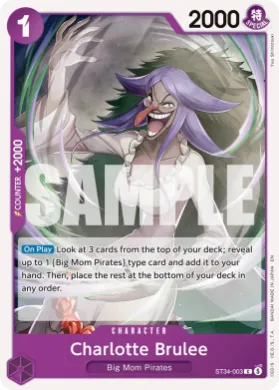 Charlotte Brulee (ST34 ST34-003) PURPLE Charlotte Katakuri