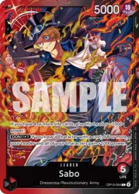 Sabo (ST35 OP13-004) RED/BLACK Sabo