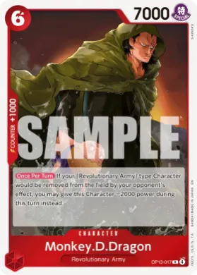 Monkey.D.Dragon (ST35 OP13-017) RED/BLACK Sabo