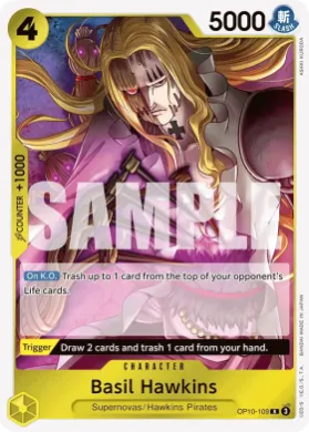 Basil Hawkins (ST36 OP10-109) YELLOW Eustass"Captain"Kid