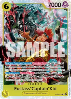 Eustass"Captain"Kid (ST36 ST36-005) YELLOW Eustass"Captain"Kid