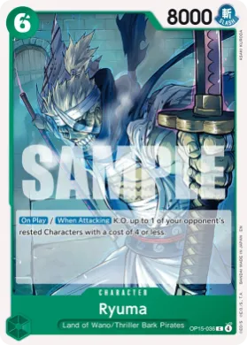 Ryuma (ST32 OP15-036) GREEN Roronoa Zoro