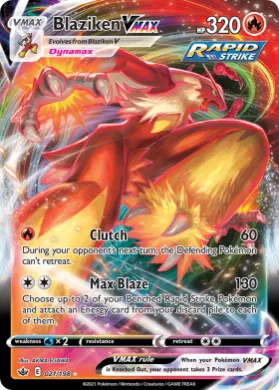 Blaziken VMAX (CRE 21) Chilling Reign