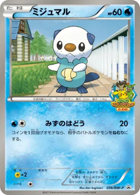 ミジュマル (Oshawott) (BW-P 036) BW Promos