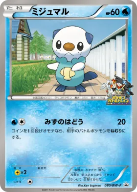ミジュマル (Oshawott) (BW-P 080) BW Promos
