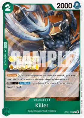 Killer (JDG OP01-039) Judge Promos