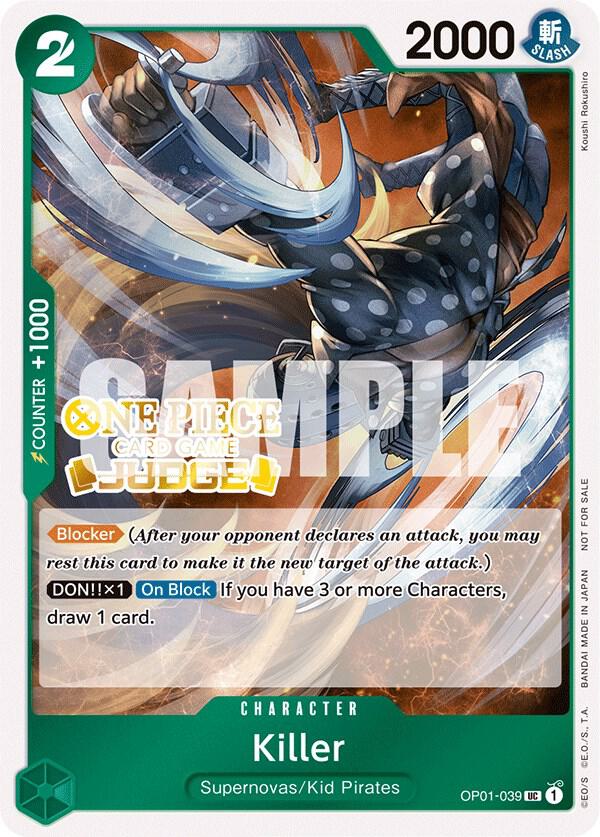 Killer OP01-039 One Piece card