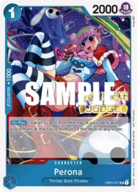Perona (JDG OP01-077) Judge Promos