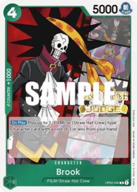 Brook (JDG OP02-040) Judge Promos