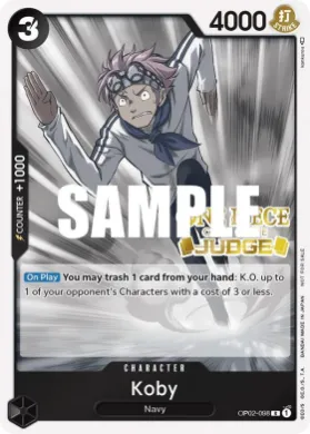 Koby (JDG OP02-098) Judge Promos