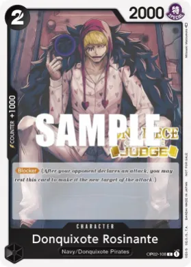 Donquixote Rosinante (JDG OP02-108) Judge Promos