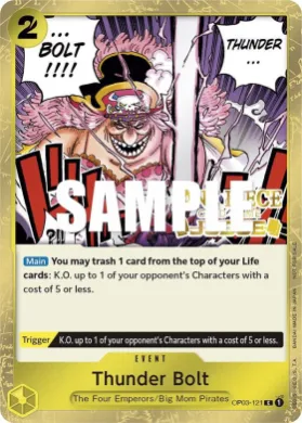 Thunder Bolt (JDG OP03-121) Judge Promos