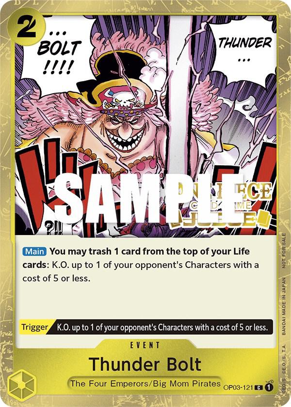Thunder Bolt OP03-121 One Piece card