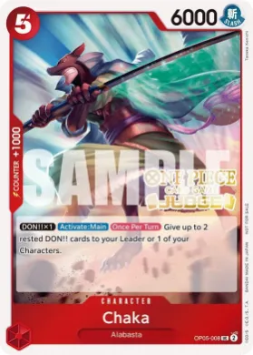 Chaka (JDG OP05-008) Judge Promos