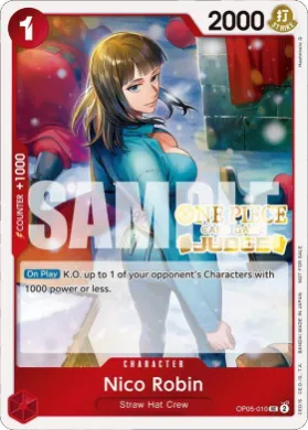 Nico Robin (JDG OP05-010) Judge Promos