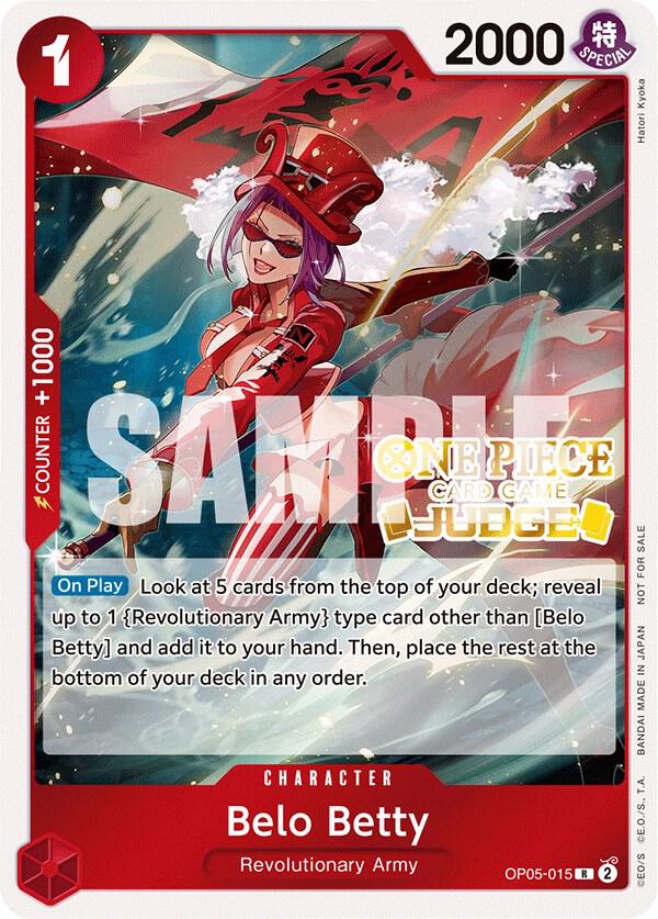 Belo Betty OP05-015 One Piece card