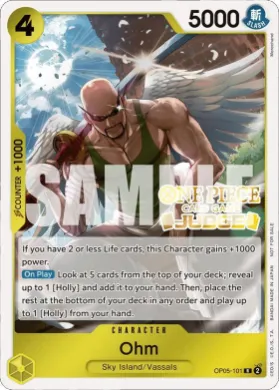 Ohm (JDG OP05-101) Judge Promos