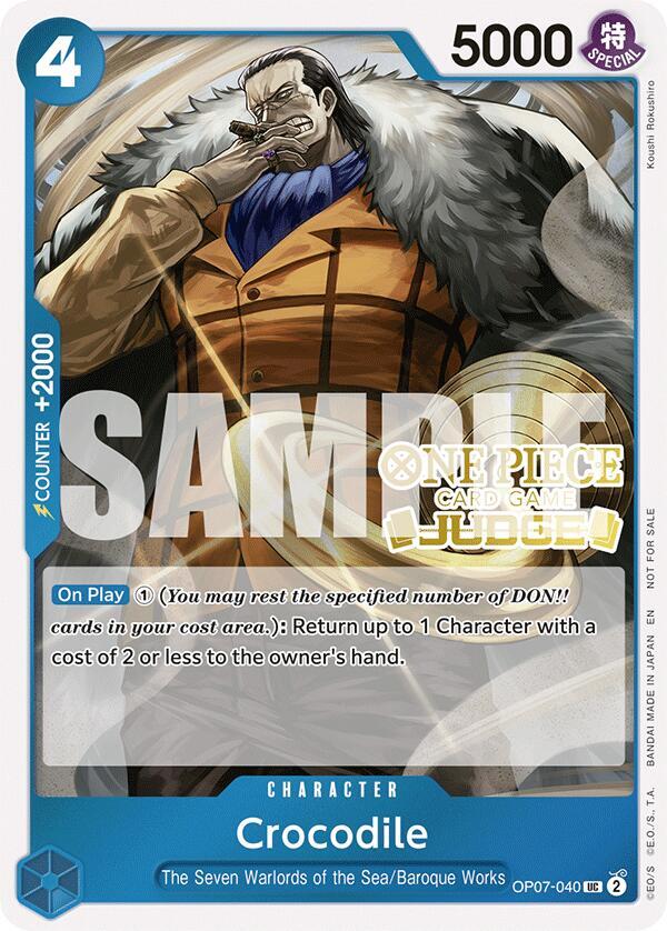 Crocodile OP07-040 One Piece card