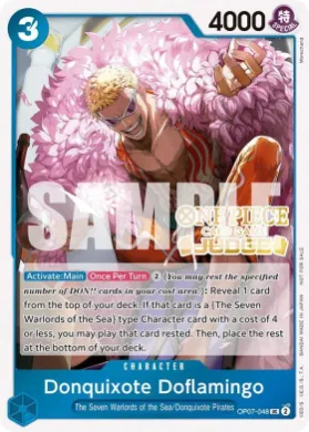 Donquixote Doflamingo (JDG OP07-048) Judge Promos