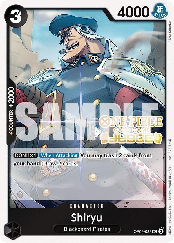Shiryu OP09-088 One Piece card
