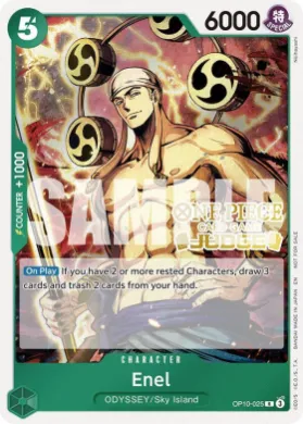 Enel (JDG OP10-025) Judge Promos