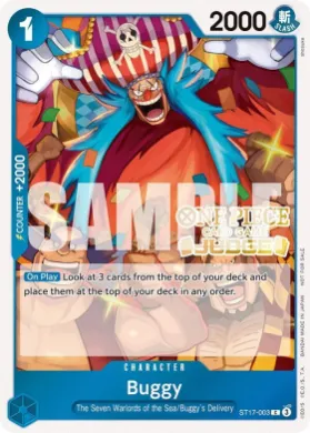 Buggy (JDG ST17-003) Judge Promos