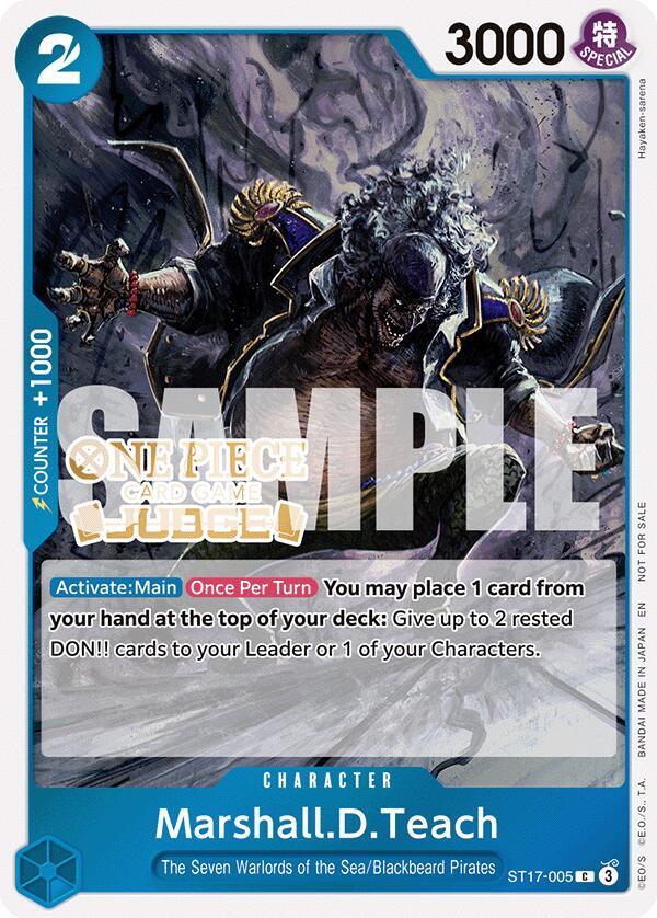Marshall.D.Teach ST17-005 One Piece card