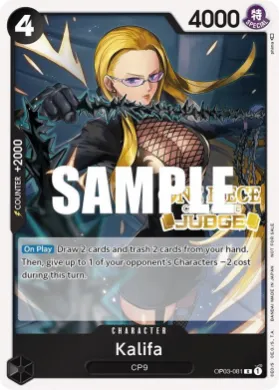 Kalifa (JDG OP03-081) Judge Promos